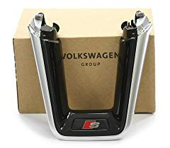 Audi 4K0419689DINZ Blende S-Emblem Lenkrad Sportlenkrad Clip Tuning Abdeckung, nicht für abgeflachtes Lenkrad