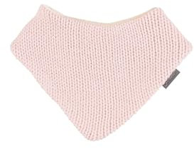 Sterntaler - Mädchen Baby Winter Dreieckstuch gefüttert Microfleece mit Klettverschluss einfarbig gestrickt, rosa – 4102070-rosa, Größe 2