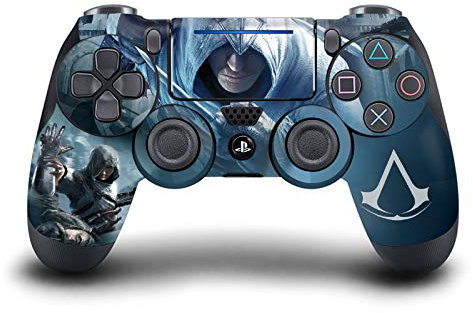 Head Case Designs Offizielle Zugelassen Assassin's Creed Altaïr Versteckte Klinge Schluessel Kunst Vinyl Haut Gaming Aufkleber Abziehbild kompatibel mit Sony Playstation 4 PS4 DualShock 4 Controller