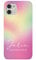 Tirita Personalised Phone Case Cover Compatible with iPhone 12 Pro Max - Tie Dye Neon Name [08 - Nacreous Pink Pearl]