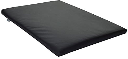 FORTISLINE Hundematte Hundebett Capri (L - 100cm x 65cm, Schwarz)