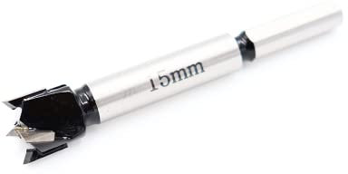 Forstner - Brocas perforadoras de carburo de tungsteno de 15 mm para madera, herramienta de perforación para carpintería, cortador de madera
