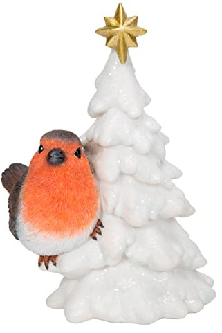 Vivid Arts - Robin Decoration Christmas Tree Home or Garden Decoration (BG-DT96-F)
