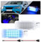 NSLUMO LED-Kofferraumbeleuchtung in Königsblau für Seat Leon MK3 5F 2012–2019 2 Stück LED-Modul Gepäckraumleuchten Fußraumbeleuchtung Ambientebeleuchtung