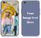 AnNengJing Custom Soft Liquid Silicone Cases Full-Body Protective Personalized Photo Name Text Logo Phone Cover for iPhone 6 Plus/6S Plus Lavender