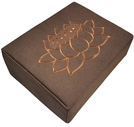 IINCOOY Meditationskissen Bodensitzkissen Festes Bequemes Stuhlpolster Yoga Zafu Meditationsstuhl Natürliche Kapokfüllung Großes Sitzbodenkissen