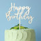 Happy Birthday Cake Topper Geburtstag aus Holz, Kuchen Deko Torten Topper Geburtstag für Mädchen Jungen Frauen Mann Größe 16x 20cm
