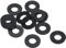 PATIKIL M8 Nylon Plat Rondelle, 12 Paquet 8mm ID 19mm OD Étanchéité Espaceur Joint Anneau pour Robinet Tuyau Eau Tuyau Fixation Boulon,Noir
