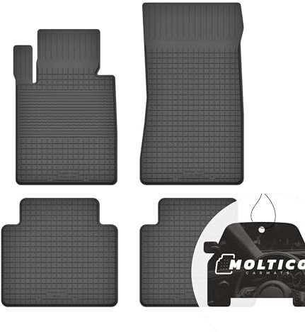 moto-MOLTICO Gummimatten Auto, 4-teiliges Set, Allwetter Gummi Fußmatten mit Rand, Antirutsch & Wasserfest Autoteppiche - passend für BMW 3 Serie F30/F31 X-Drive 2012-2019