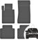 moto-MOLTICO Gummimatten Auto, 4-teiliges Set, Allwetter Gummi Fußmatten mit Rand, Antirutsch & Wasserfest Autoteppiche - passend für BMW 3 Serie F30/F31 X-Drive 2012-2019