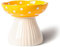 RESVUGA Gamelle surélevée en céramique pour chat - Motif à pois - Pour petits chiens - Jaune