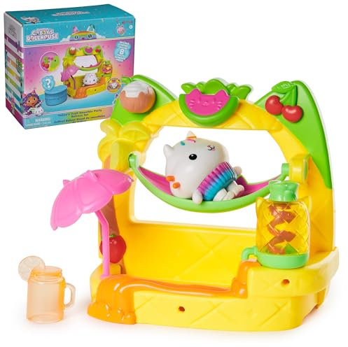 Gabby's Dollhouse- Spin Master Playset BlcnyCkysFrtySmthePrtySt, Multicolore, 6071382