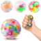 mohito 4 Stück Stressbälle, Stressball für Erwachsene, Stressbälle für Kinder und Erwachsene, Anti Stress Ball mit Wasserperlen, Hand Übungsbälle für Entspannung, Angst, Fidget, Spannung und Stress