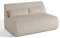 Lisa Design Onyx - 2-sitzer Einzelsofa - Cord Beige