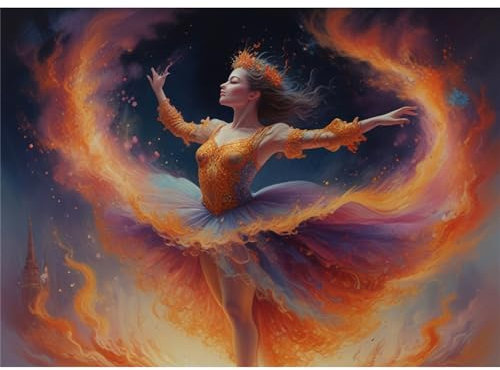 TWYYDP 520 Teile Puzzle für Erwachsene,Ballett-Tanz-Mädchenrock Puzzle,Lernspiele aus Holzpuzzles