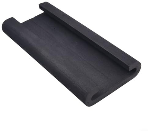 U-förmiges EVA-Schaum-Sitzkissen, geeignet für Drachenboote, Kanus, Kajaks (schwarz)