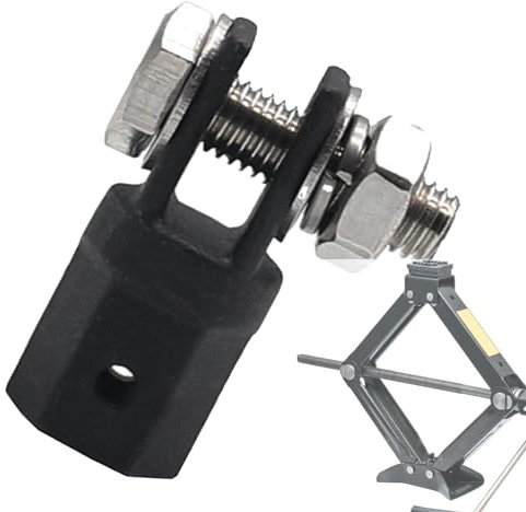Anhänger-Wagenheber-Bohradapter, 1/2-Scheren-Wagenheber-Adapter | Rv Scissor Jack Socket Drill Adapter | Tragbare und langlebige Schraubenschlüssel-Werkzeuge für einfaches Heben, Nivellier-Wagen