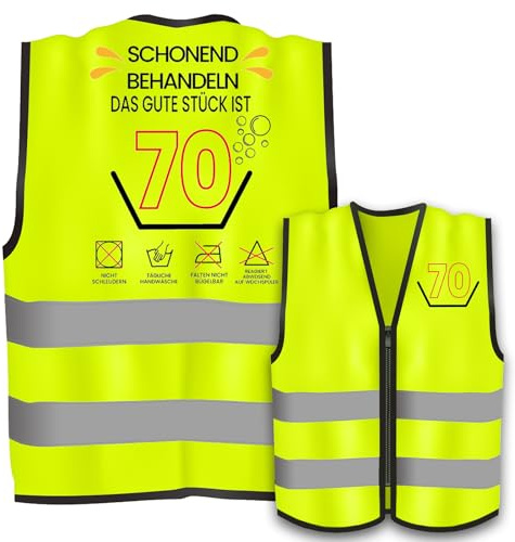GADITIEK Geschenk Zum 70. Geburtstag - Lustige Weste Für Mann Und Frau - Geschenkideen Und Kostüme