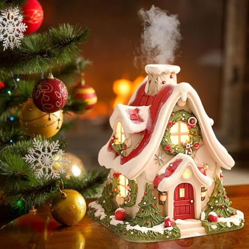 Räuchermännchen Weihnachten, Räucherhaus Weihnachten, Räucherkerzen Halter Räucherhäuschen Weihnachten, Räucherhaus mit Räucherkerzen, Räuchermännchen Haus, Räucherkerzen Haus