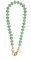 MORSUNBELA Handykette Perlen Salbeigrün Kurz Handgelenk Handyanhänger Universal Handschlaufe Handyband Handyschmuck,Grün