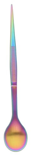 Multi-Functional Stainless Steel Tasting Spoon and Chopstick, 2-in-1 Kitchen Utensil for Cooking and Plating, Portable Chef Tool, 6.8 Inches