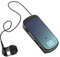 Puleuroy K65 Auricolare Bluetooth Cablato Retrattile con Clip per Cravatta Display Digitale in-Ear Cuffia Monoauricolare Business A Lunga Durata Blue