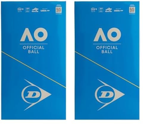 DUNLOP Tennisball Australian Open - für Sand, Hartplatz und Rasen (2x4 Bälle) (Packung mit 2)