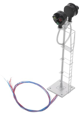 Yardwe Modellbahn Signalleuchte Mini Ampel Modelleisenbahn Leuchten Modellbahn Leuchten Signalleuchte Ampel Signalleuchte Ampel Edelstahl