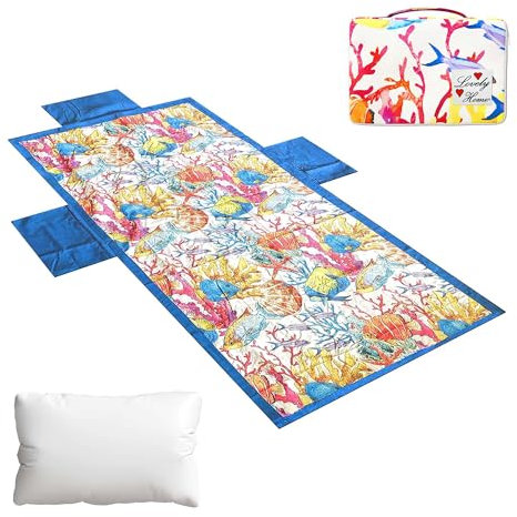 ICE TOYS Strandtuch mit verschiedenen Motiven, 190 x 80 cm, mit Aufbewahrungstasche (TELO 1)