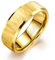 TUNGSTORY Wolframkarbid Herrenring Hammered - Gold Kratzfest Ehering Hochzeit Geschenk für Ihn Komfortring 60(19.1)