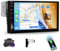 CAMECHO 1 DIN Autoradio con CarPlay Android Auto inalámbrico, Radio 1 DIN con Pantalla táctil HD de 7 Pulgadas, Bluetooth, GPS, WiFi, FM/RDS, USB, AUX y Lector de Tarjetas TF