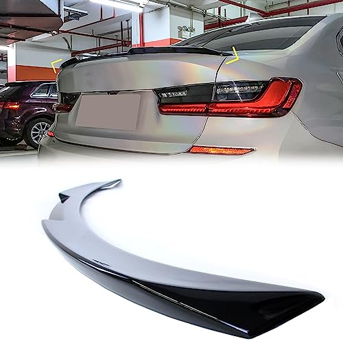 M3 Optik Heckspoiler Spoiler Hecklippe Glanz Schwarz Spoilerlippe für BMW 3er G20 Limo 320i 320d 330d 2019-2025