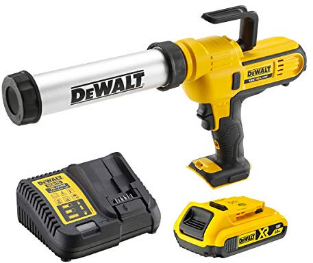 DeWalt DCE571D1-QW Pistolet à Mastic 18 V Jaune/Noir