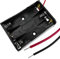BeMatik - Battery Compartment. Porte-Pile Plat pour 3 Piles AAA LR03 1.5V