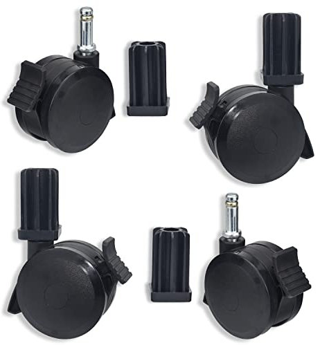 4 Stück 70360 Feststellrollen mit Einsatz für Weber Spirit Serie 2009–2012, E400 E600 Summit Serie 2007–2019 Gasgrills & Genesis E310 E320 S330 E210 E310 Serie 2007–2016