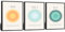JCFOAS Poster auf Leinwand, Motiv: Sonne Salz und Meer, Küste, minimalistischer Stranddruck, trendiger Ozean, Strand, bunt, abstrakt, Aura, Geist, Körper, Seele, ästhetisches Dekor, Schlafzimmer,