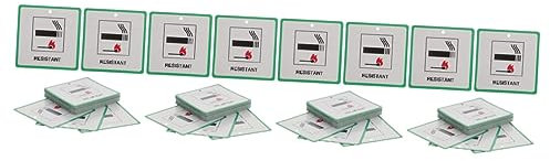 ERICAT 200 Stück dl7 Feuerzeichen, Brandwarnetiketten for Möbel, Brandschutzetiketten for Möbel, Feuerlöscher-Inspektionsetiketten, Möbel-Brandschutzetiketten, Brandschutz-Warnschild/719