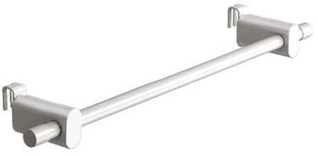anwhriet Radiator Towel Hanger, 1 Pack Carbon Steel Hanging Radiator Towel Rail High Temperature Resistant, Space Saving Indoor Clothes Dryer Drying Rack Rail for 0.3-2m Heaters 11.81in Single Pole