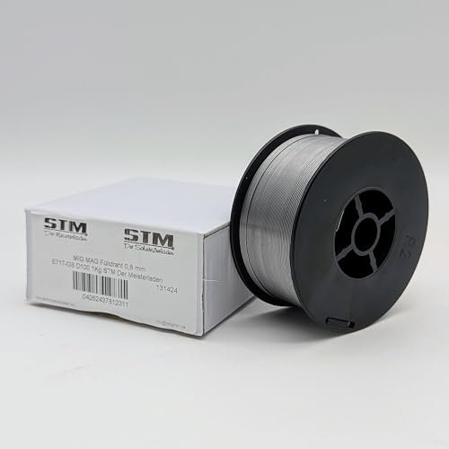 MIG MAG Fülldraht 0,8 mm ohne Gas E71T-GS D100 1Kg STM Der Meisterladen