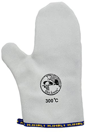Guanto da forno manopola ambidestro professionale in pelle da 300°C