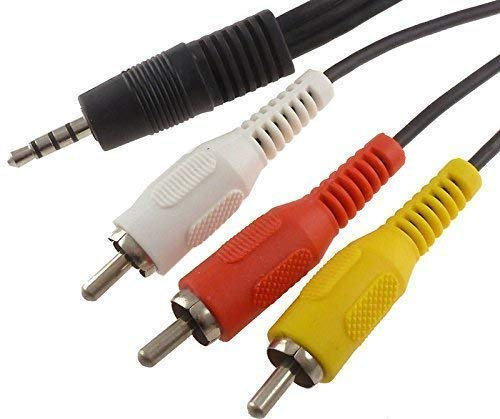 acemax - Cavo A/V, da jack maschio a RCA (Video/Audio L/R), 1,2 m, per Android TV Box con porta AV MX/MXQ/MXQ/PRO/M8/M8S/GBOX Q/GBOX Q2/Droidbox