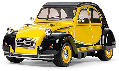 TAMIYA 58655 - 1:10 RC Citroen 2CV Charleston M-05, ferngesteuertes Auto / Fahrzeug, Modellbau, Bausatz, Hobby, Zusammenbauen, Unlackiert