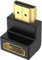 PENCILUPNOSE© 90/270 DEGREE RIGHT ANGLE HDMI CABLE ADAPTER With Gold Plated Connectors (90 degrees)