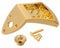 LYWS Triangle 8 String Mandolin Tailpiece Guitar Part Gold