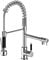 Suguword Kitchen Sink Mixer Taps Pull Down Spray Spout Brass Monobloc Kitchen Tap Chrome with Pull Out Spray High-Arch Spout