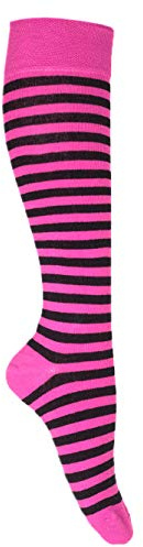 Goldschmidt Ringelstrümpfe | Klassische Ringelsocken für Erwachsene & Kinder | Hohe Qualität mit gekämmter Baumwolle (DE/NL/SE/PL, Numerisch, 43, 46, Regular, Regular, Pink Schwarz)