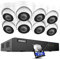 ANNKE 8CH PoE CCTV Camera System with 4K NVR & 2TB HDD - 8x Outdoor Turret IP Cameras, AI Human/Vehicle Detection, 30m Colour Night Vision, IP67 Weatherproof, App Remote Access for Home Security