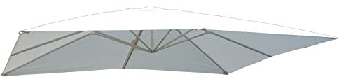 sal mar Lona Top de Cobertura de Repuesto para sombrilla Senso 3 x 3 m Blanco Made in Italy