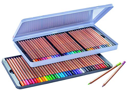 Royal Talens Bruynzeel Expression Buntstifte 72er-Set im Metalletui zum Zeichnen, für Malbücher für Erwachsene und Bullet Journaling