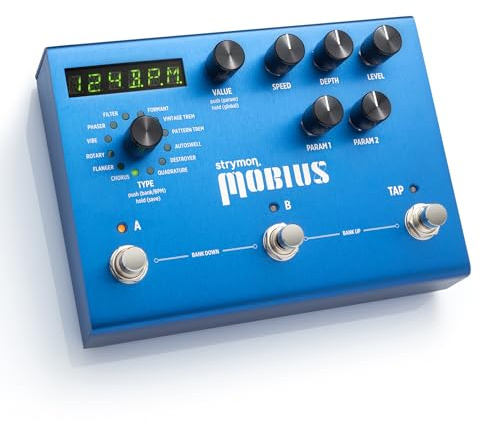 Strymon Mobius Modulation Pedal, Classic, 200 Presets, Expression Pedal Control, MIDI Integration